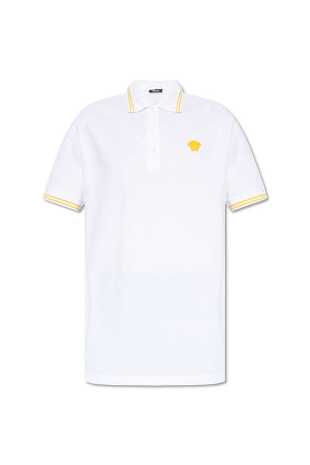 Antigua Bowling Green Falcons Esteem Big Tall Polo Extension fmedShops Spain White Whistles Green Maja Knitted Polo Shirt Versace